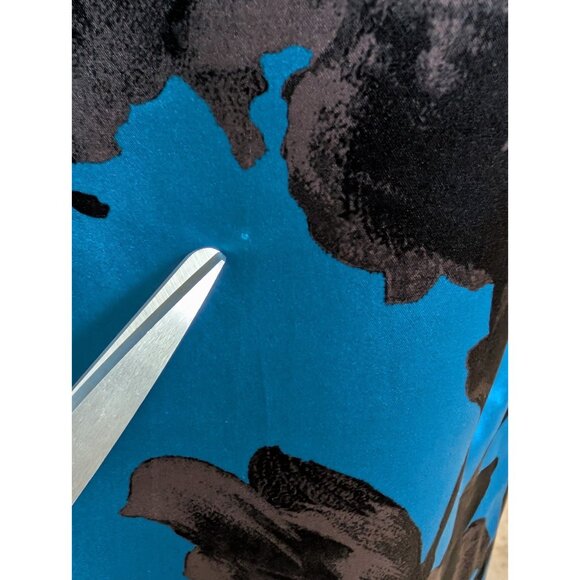 Dries Van Noten Silk Babydoll Slip Dress Sz 36 US 4/6 Blue Black Luxury - Picture 12 of 16